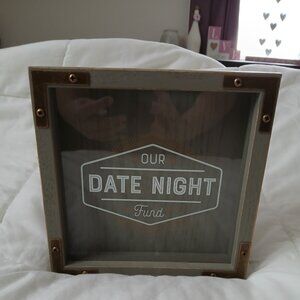 Mainstay "Our Date Night Fund" coin collector box